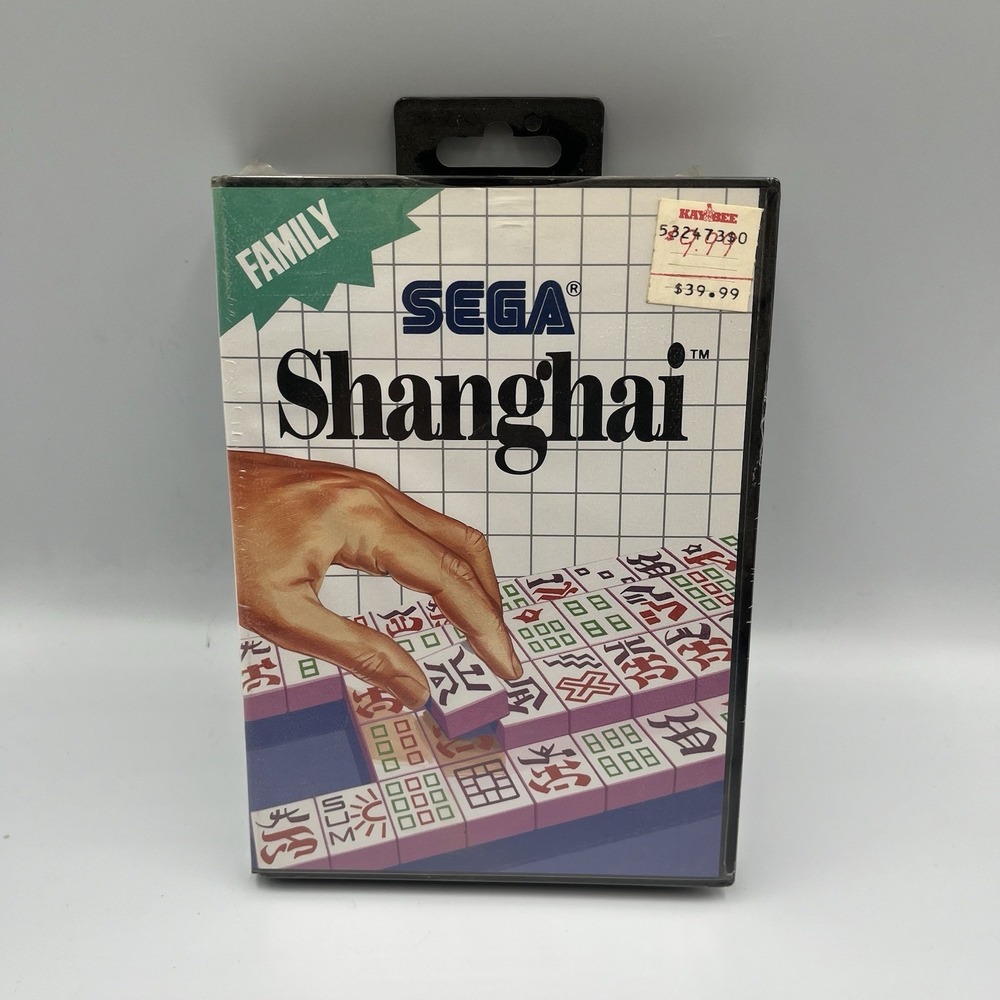 SHANGHAI Sega Master System Factory Sealed! New Rare Vintage